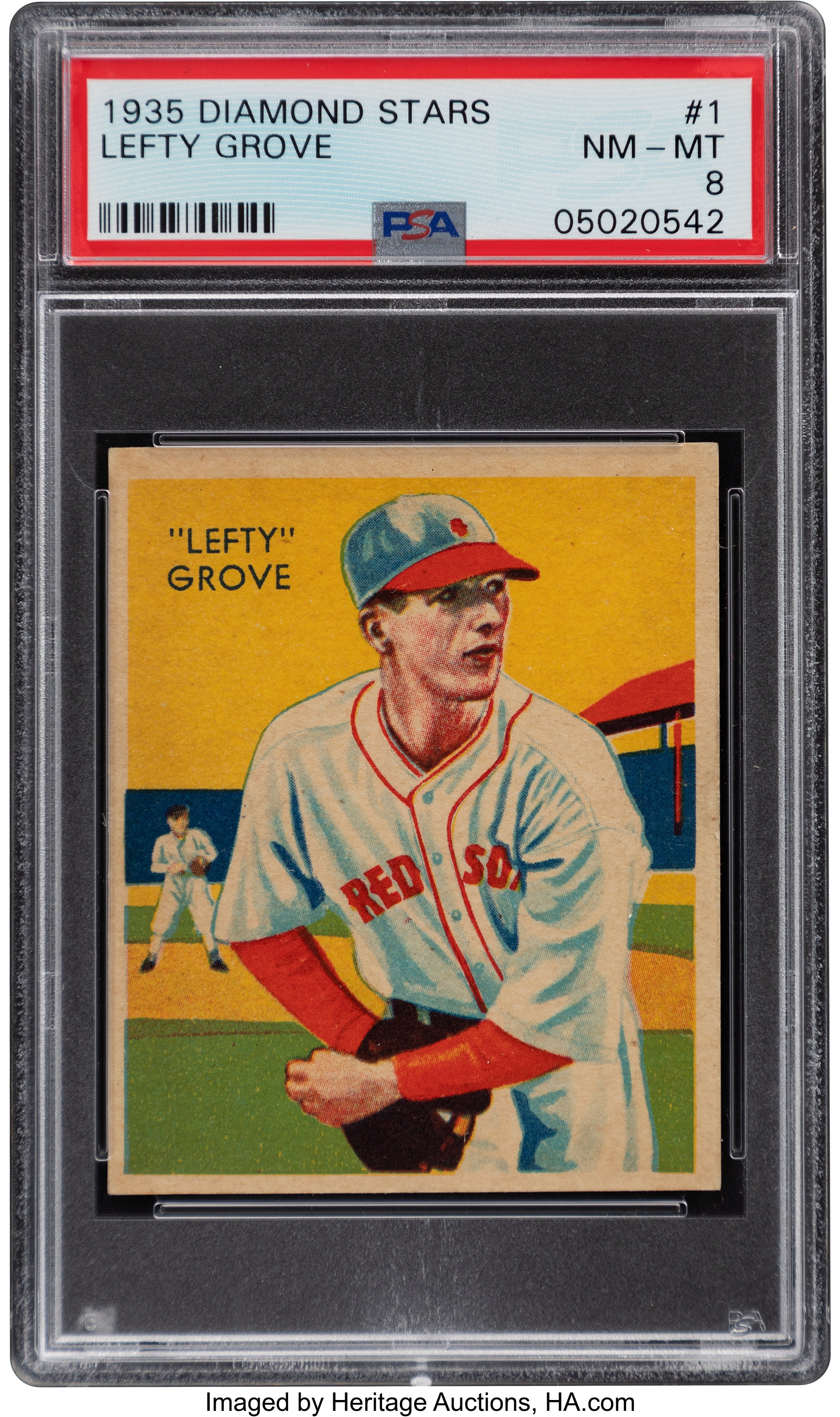 1934 36 Diamond Stars Lefty Grove 1935 Green 1 Psa Nm Mt 8 Lot Heritage Auctions