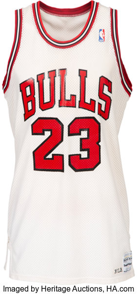 Michael Jordan's Game-Worn Chicago Bulls Jersey From His Final NBA