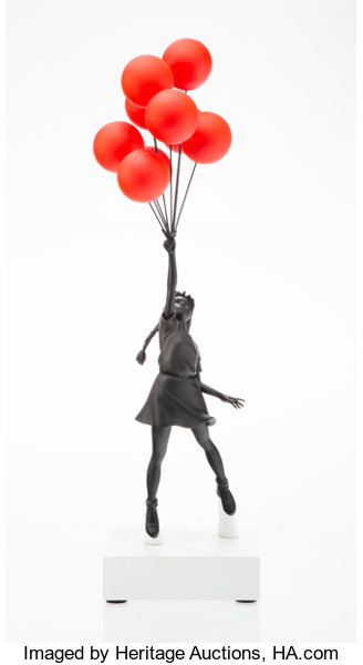 Medicom Toy X SYNC. Flying Balloons Girl (Black/Red), 2019. | Lot