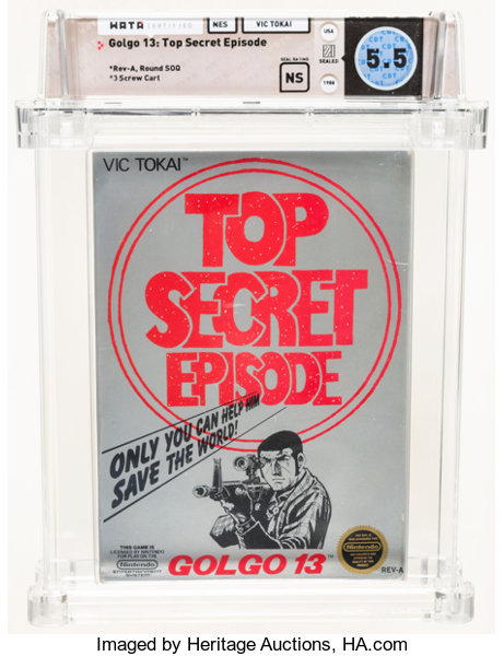 Golgo 13 Top Secret Episode Wata 5 5 Ns No Seal Rev A Round Lot 136 Heritage Auctions