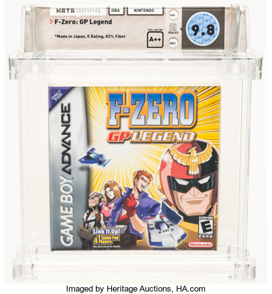 F Zero Gp Legend Wata 9 8 A Sealed Gba Nintendo 03 Usa Lot Heritage Auctions