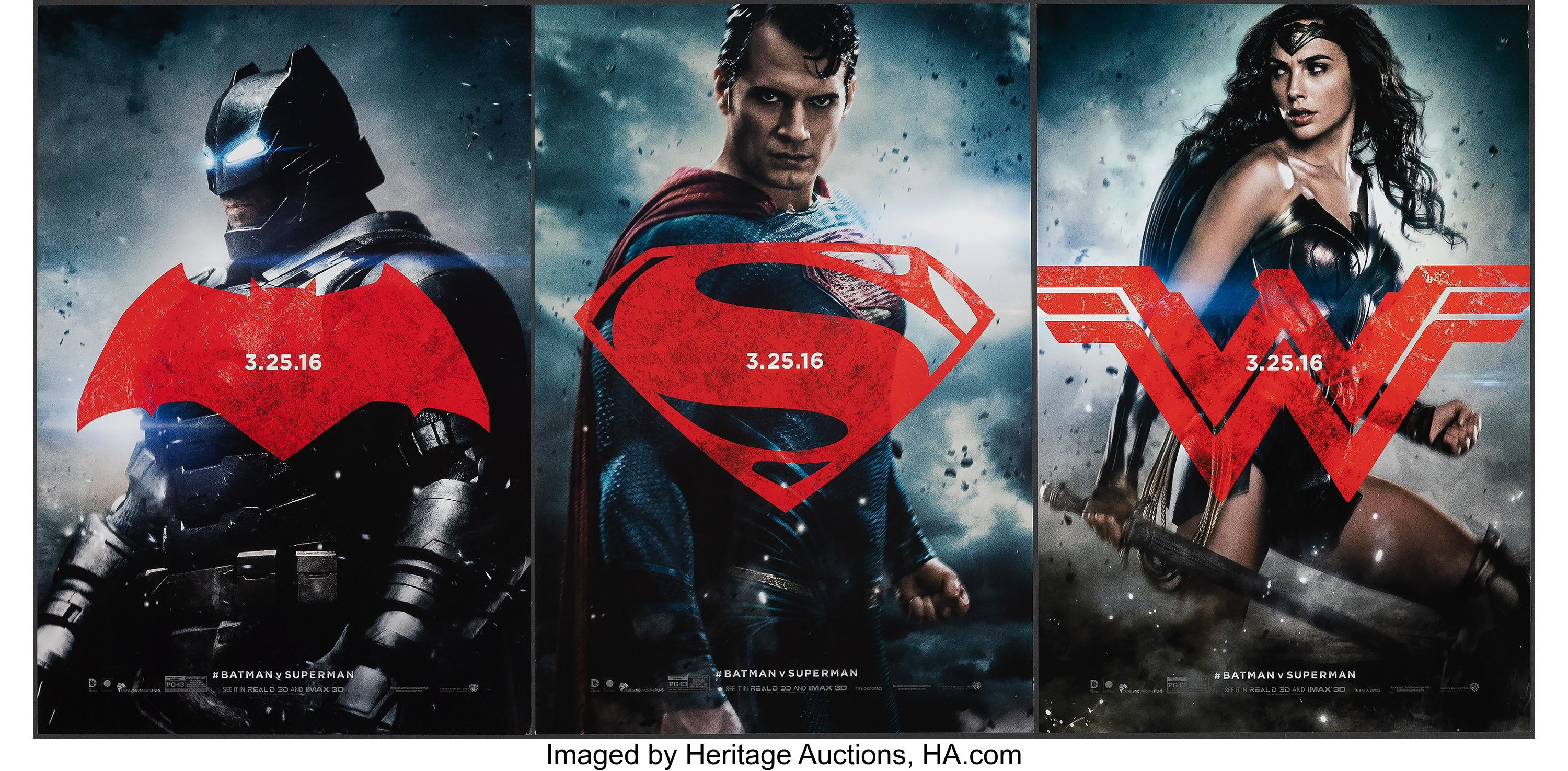 Batman V Superman: Dawn of Justice (Warner Bros., 2016). Rolled, | Lot  #52030 | Heritage Auctions
