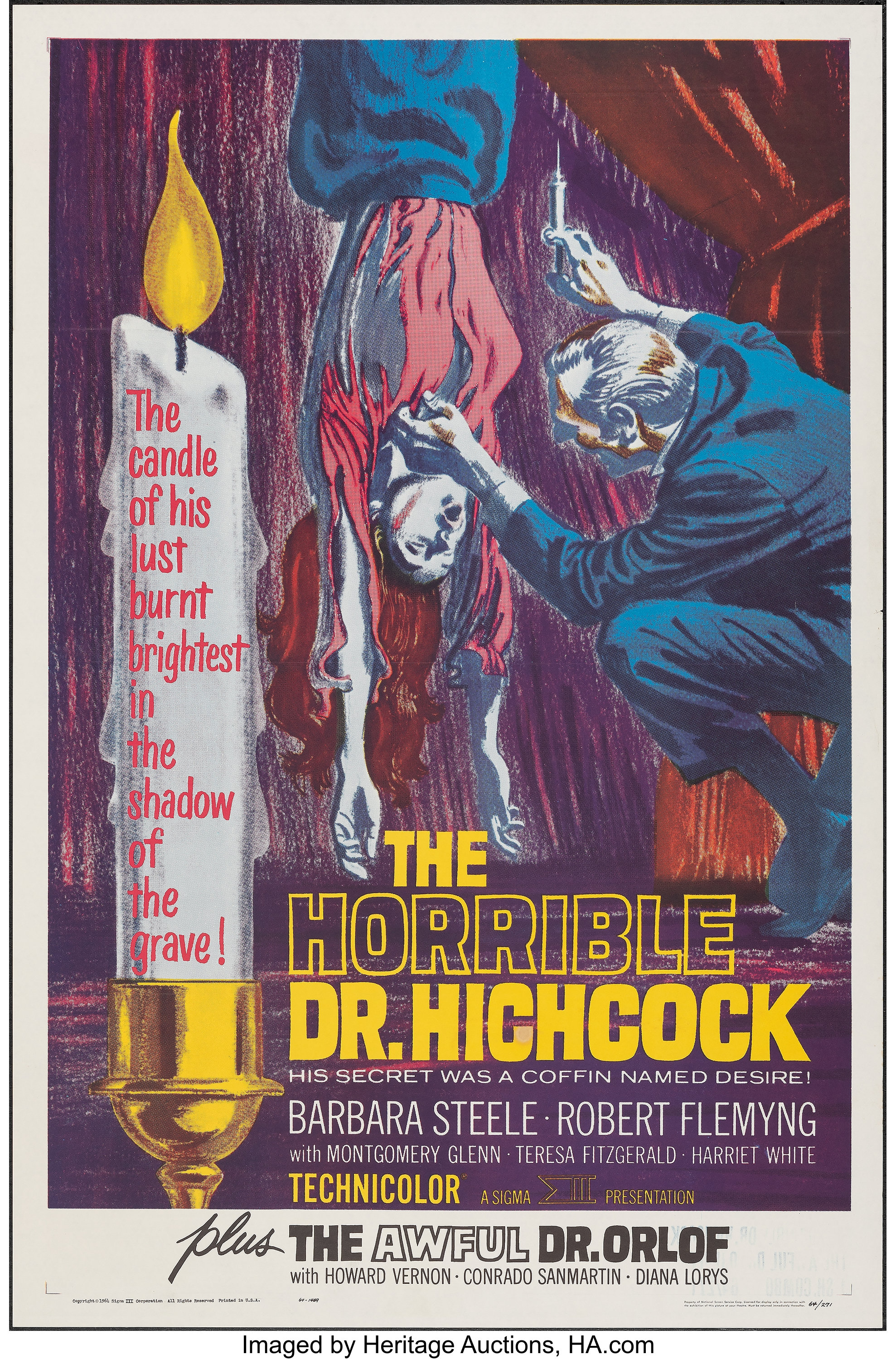 The Horrible Dr. Hichcock/ The Awful Dr. Orloff Combo (Sigma III