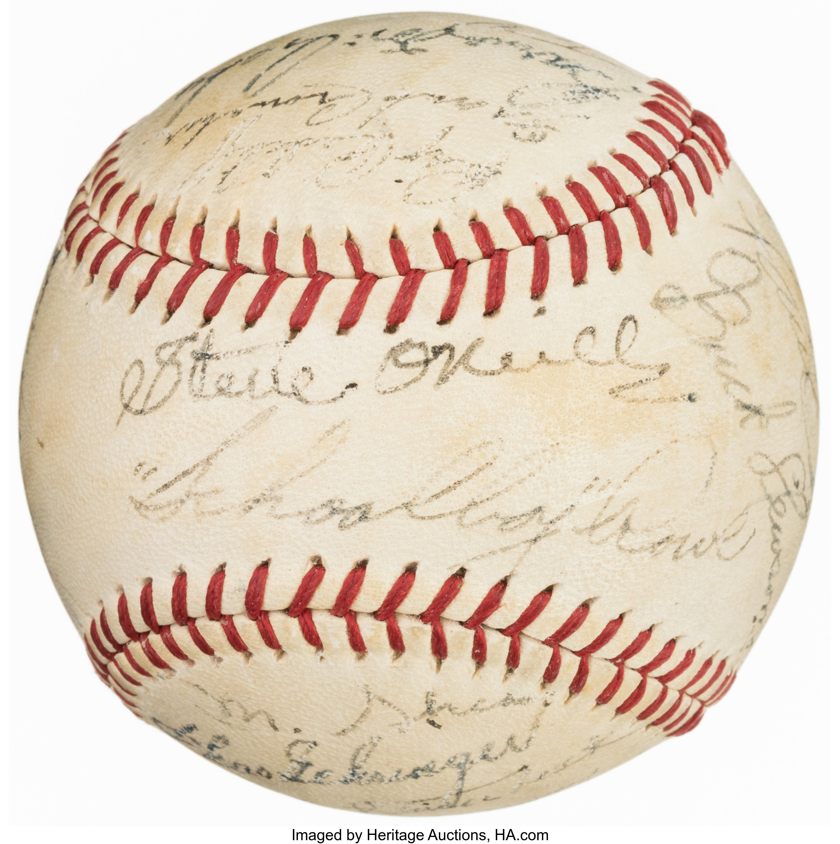 Charlie Gehringer New York Yankees Signed Baseball PSA/DNA