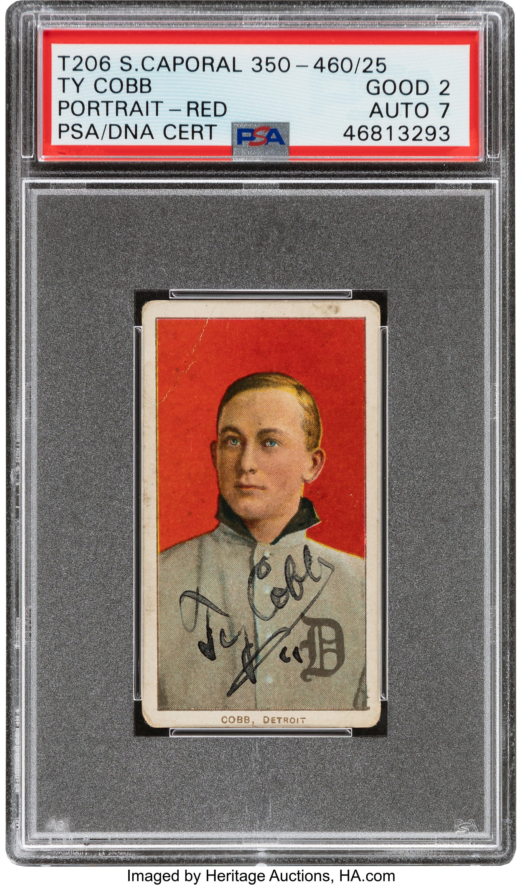 Ty Cobb Custom Framed Jersey Display