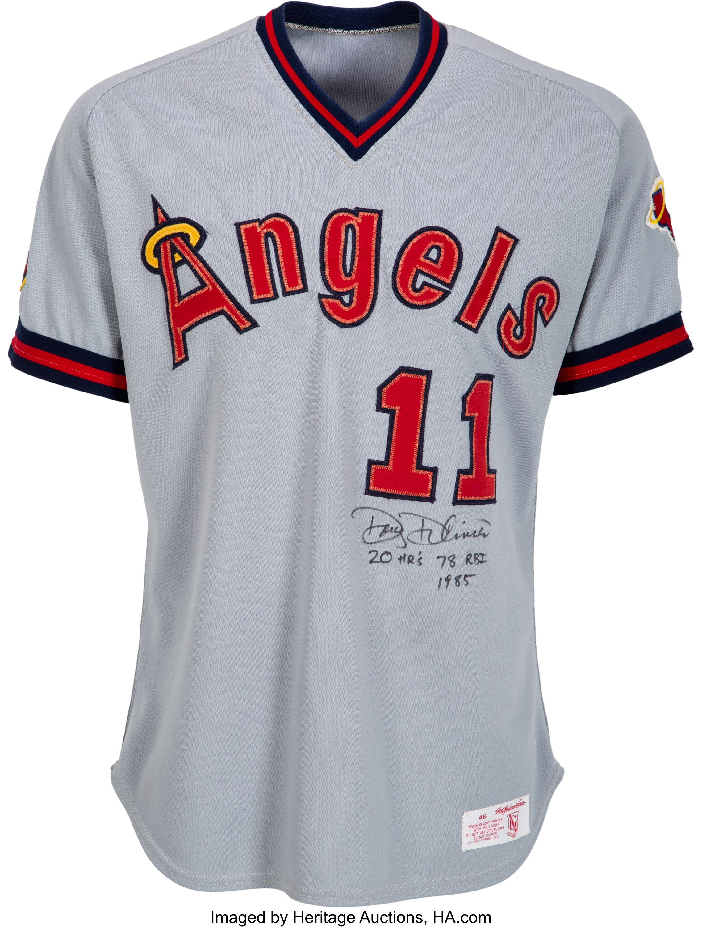 MLB Los Angeles Angels 1986 uniform original art – Heritage Sports Art