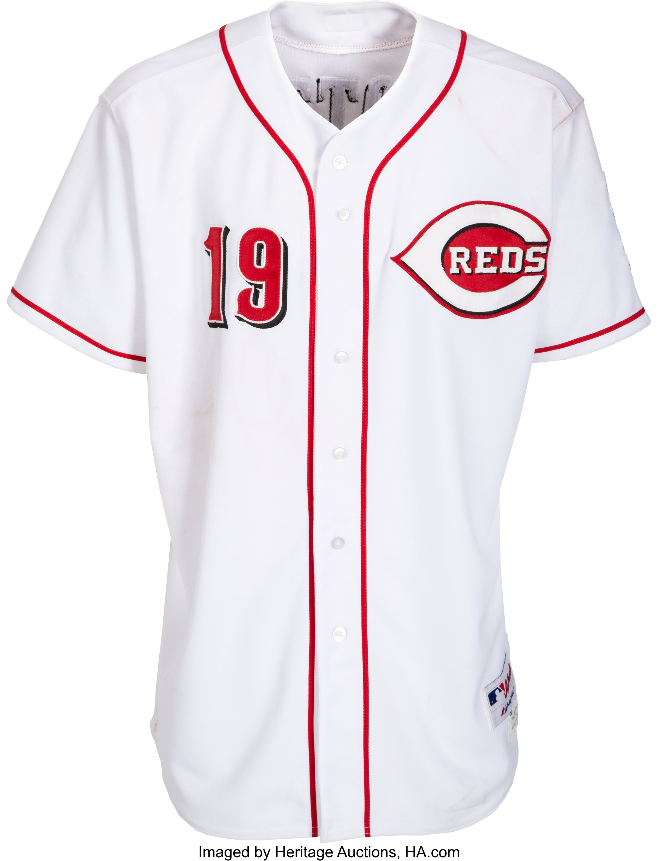 joey votto game used jersey