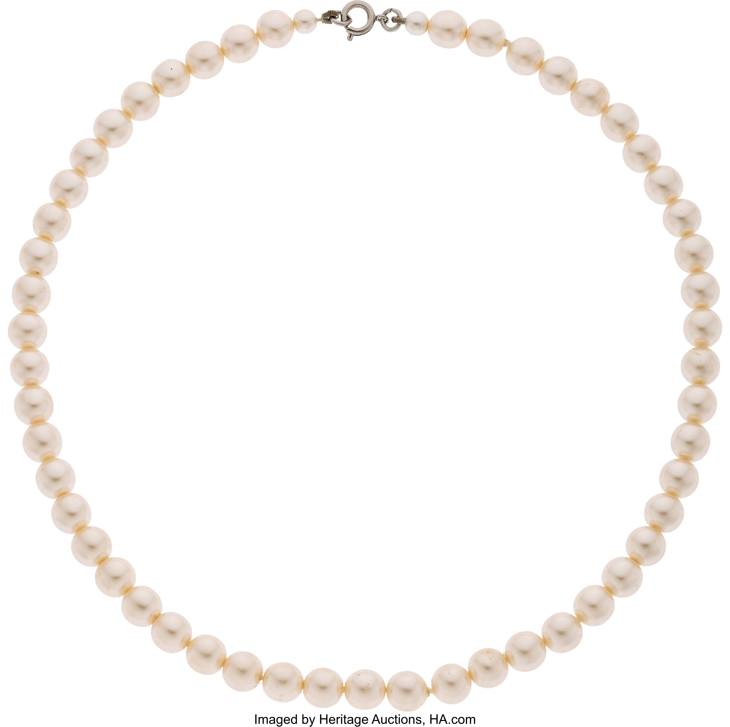 The Monroe Necklace-Pearl main image 1