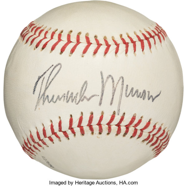 Thurman Munson Memorabilia, Thurman Munson Collectibles, Verified