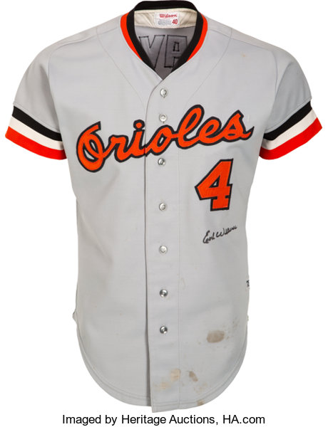 Earl Weaver #4 Jersey Number | Sticker