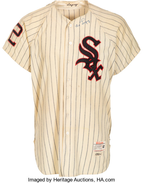 1959 Al Lopez Game Worn & Signed Chicago White Sox Jersey - Photo