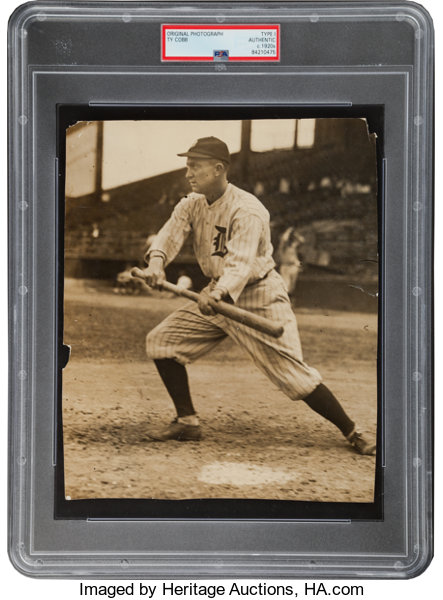 1918 Ty Cobb Type 1 3.5 x 6 Photo, PSA. Detroit Tigers – Brigandi Coins &  Collectibles