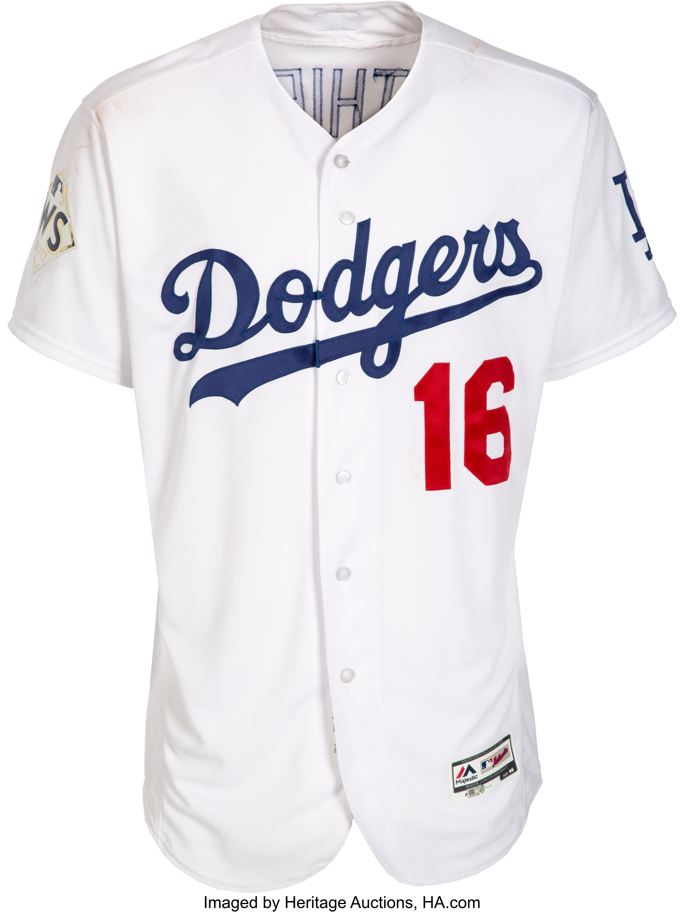 2017 Andre Ethier World Series Game Worn Los Angeles Dodgers