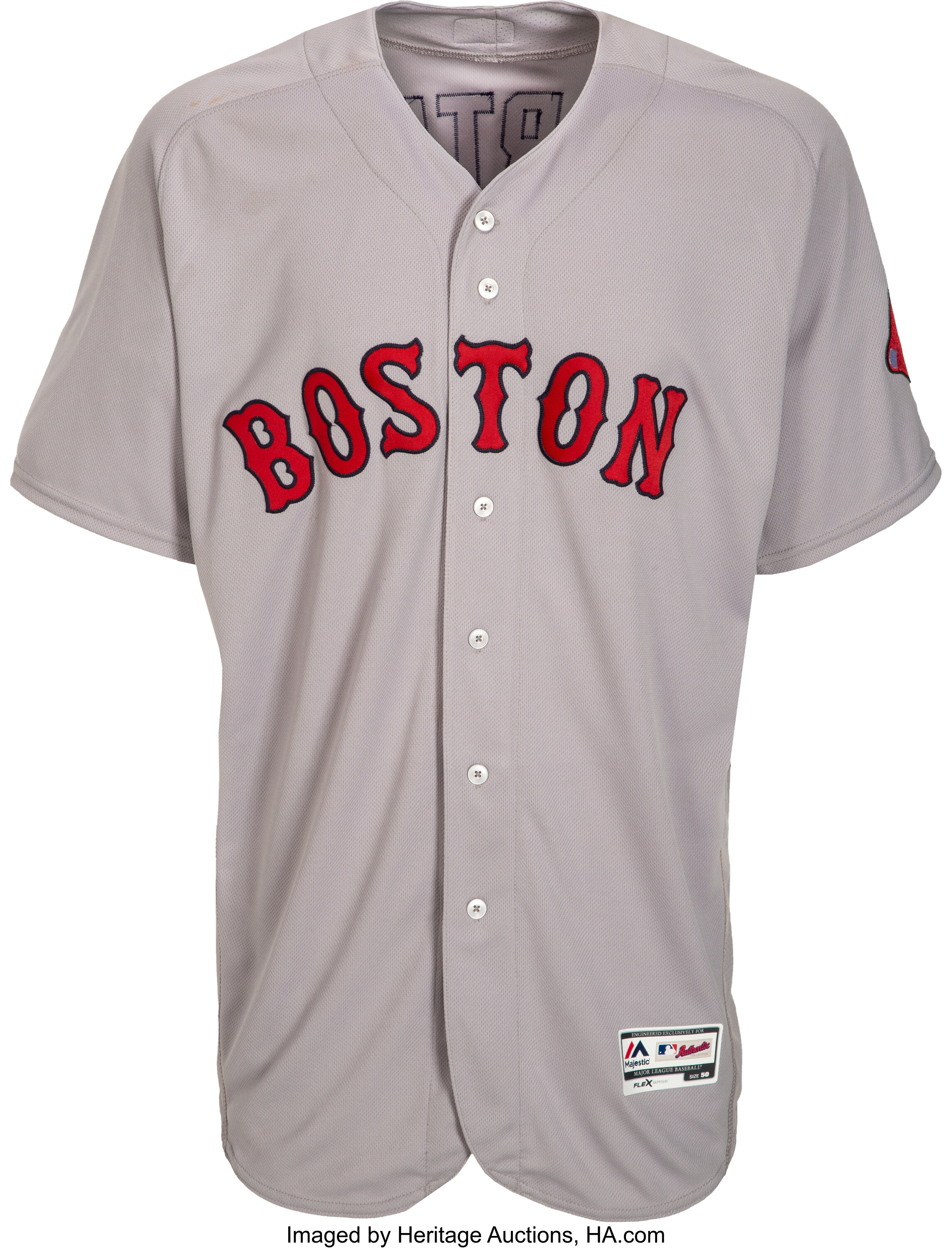 David Ortiz Game-Worn & Autographed Red Sox St. Patrick's Day