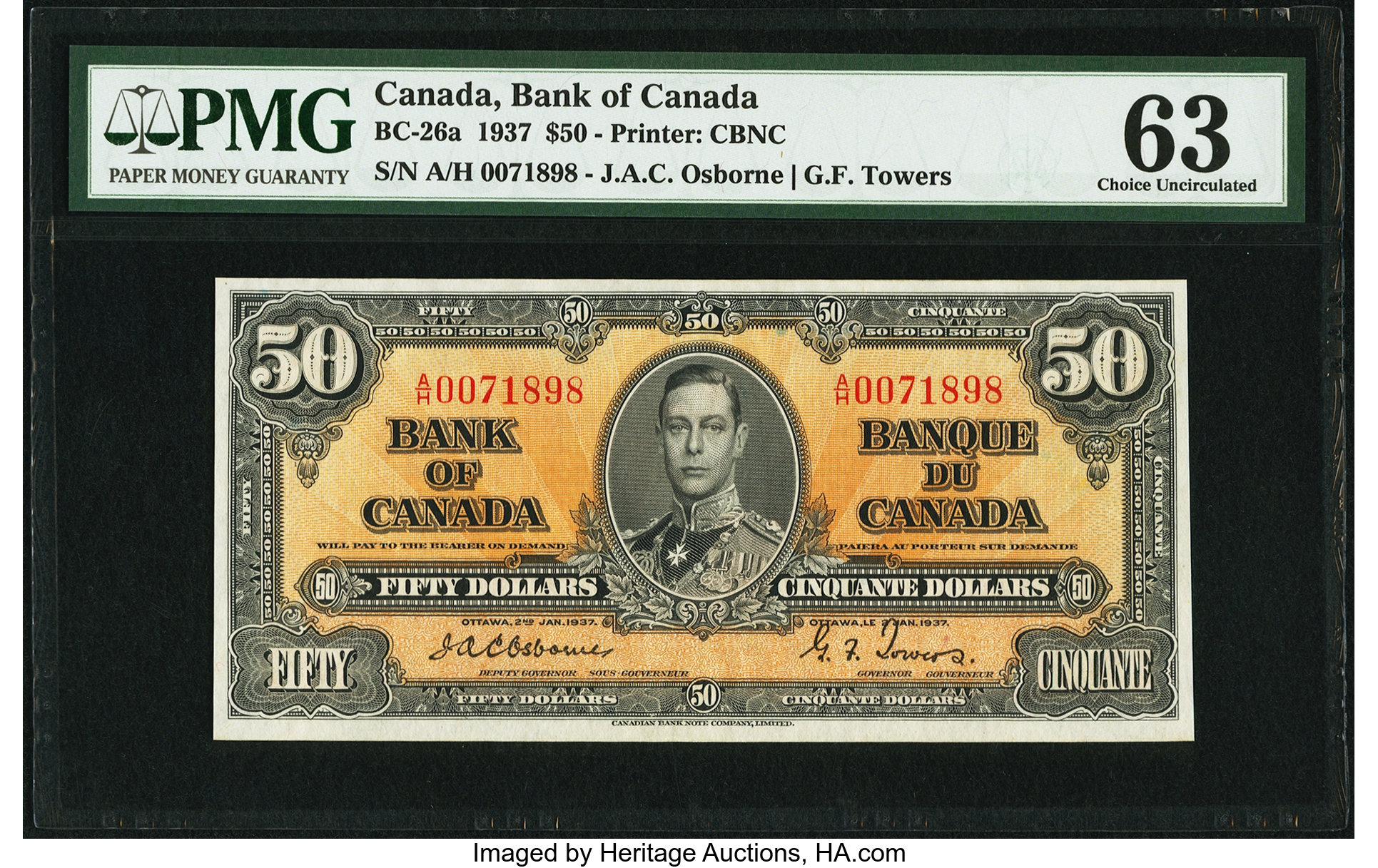 Canadian fifty-dollar note - Wikipedia