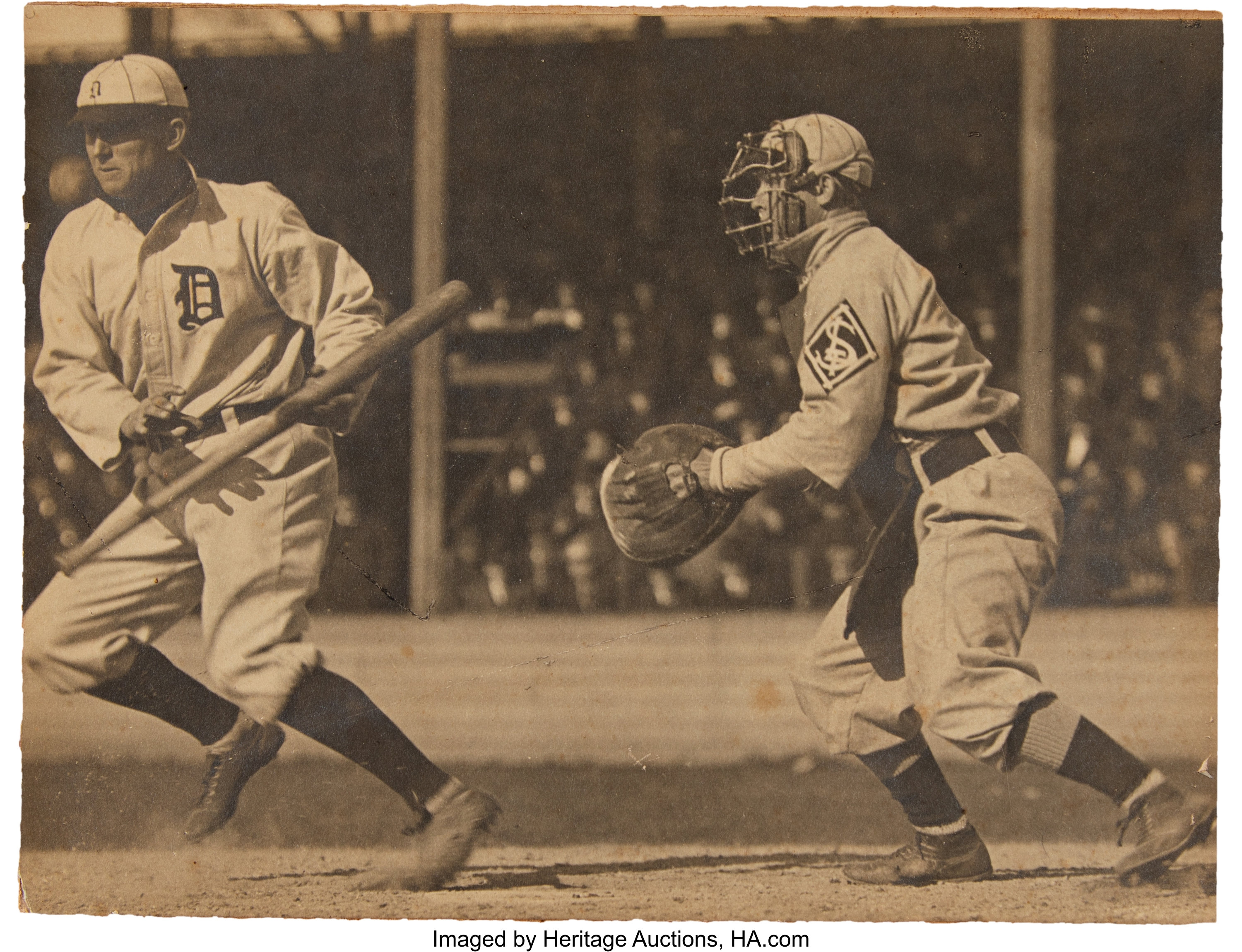 Baseball Legend Ty Cobb in a Case Racer