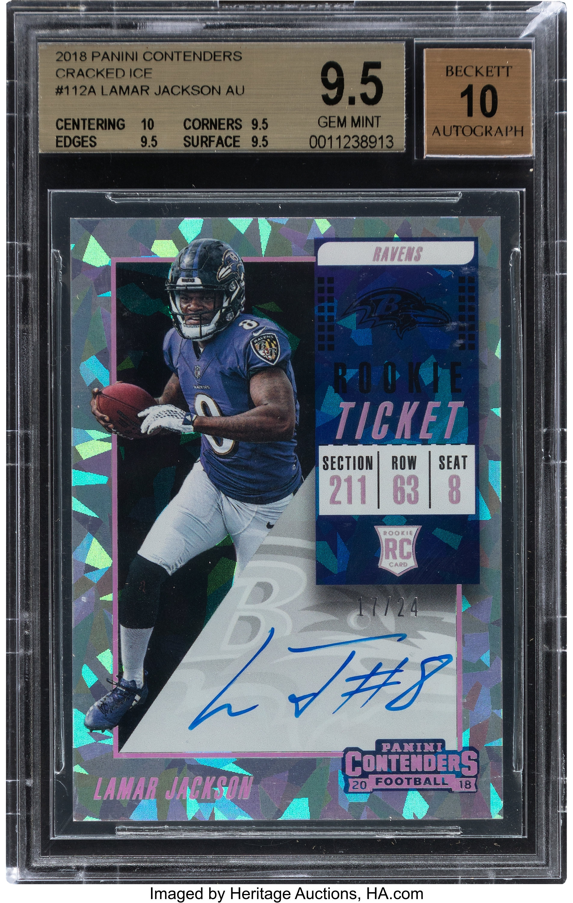 Lamar Jackson Autographs Are Scarce and In Demand