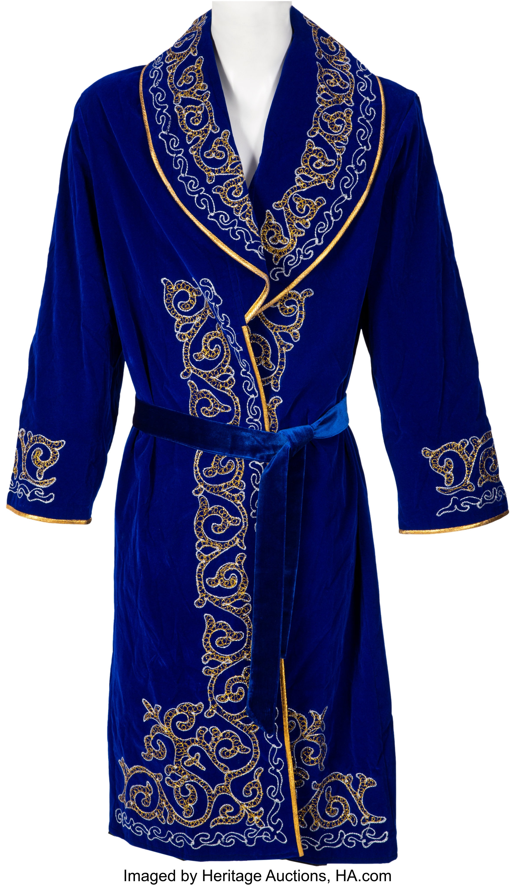 2010 Gennady Golovkin Fight Worn Robe - Used 12/16 vs. Julio Tapia ...