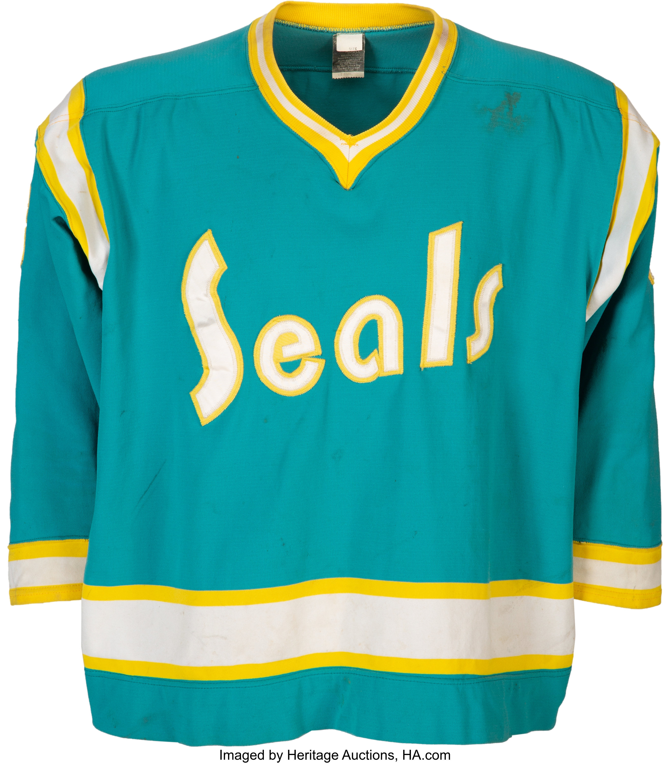 1975-76 Wayne Merrick Game Worn California Golden Seals Jersey
