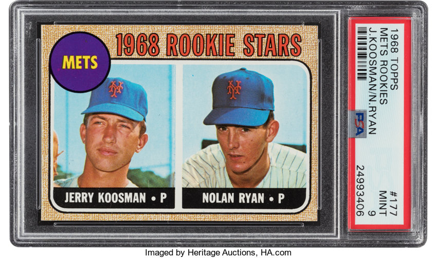 Nolan Ryan 1969 Topps Baseball Card - Mets History