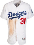 The Finest Eric Karros 1996 Los Angeles Dodgers Game Used Jersey MEARS 10  COA