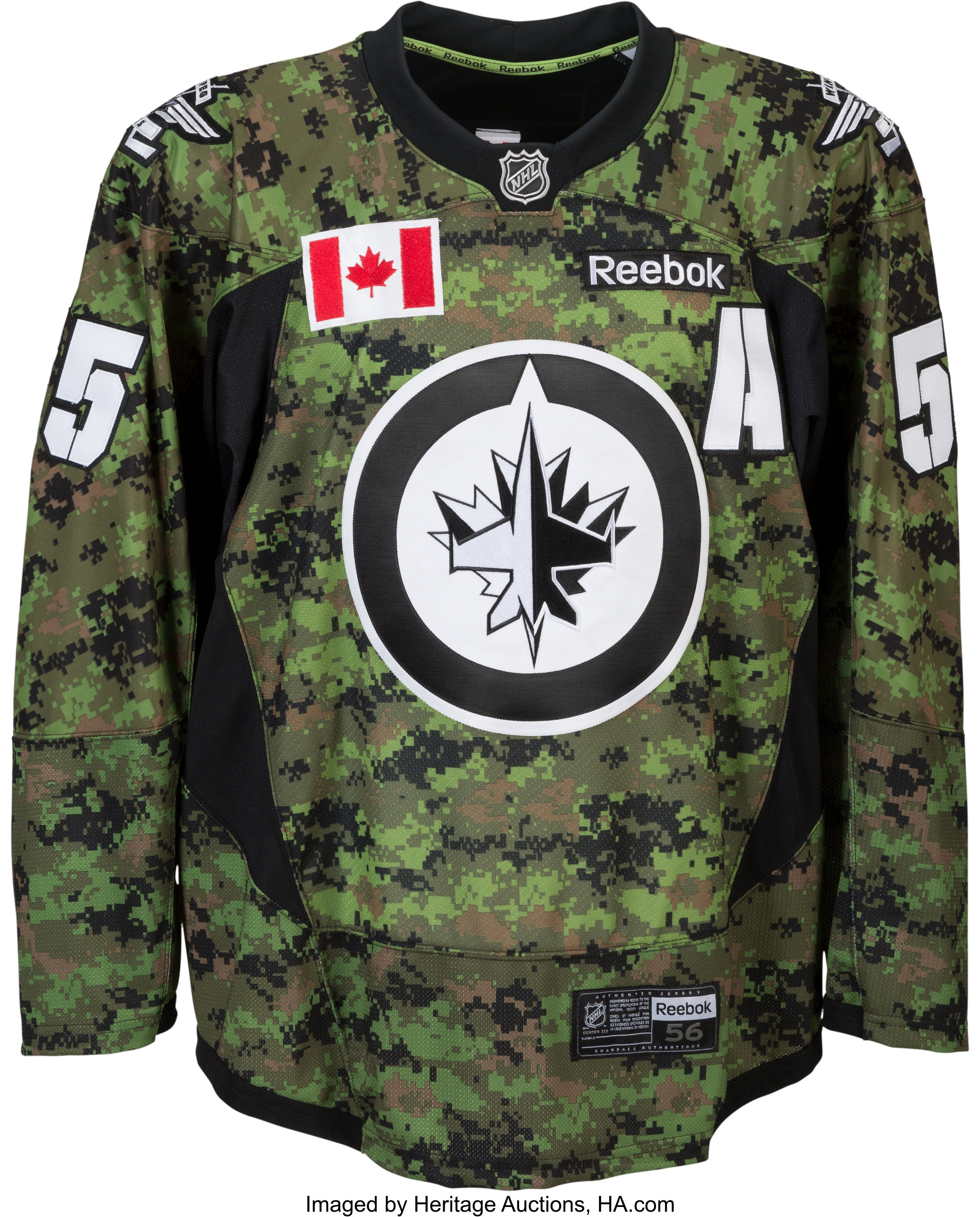 Winnipeg jets on sale military jersey