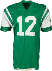 1970-73 Joe Namath Game Worn New York Jets Jersey, MEARS A10., Lot  #80120