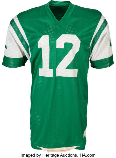 Mid 1970's Joe Namath Game Worn New York Jets Jersey.  Football, Lot  #82800