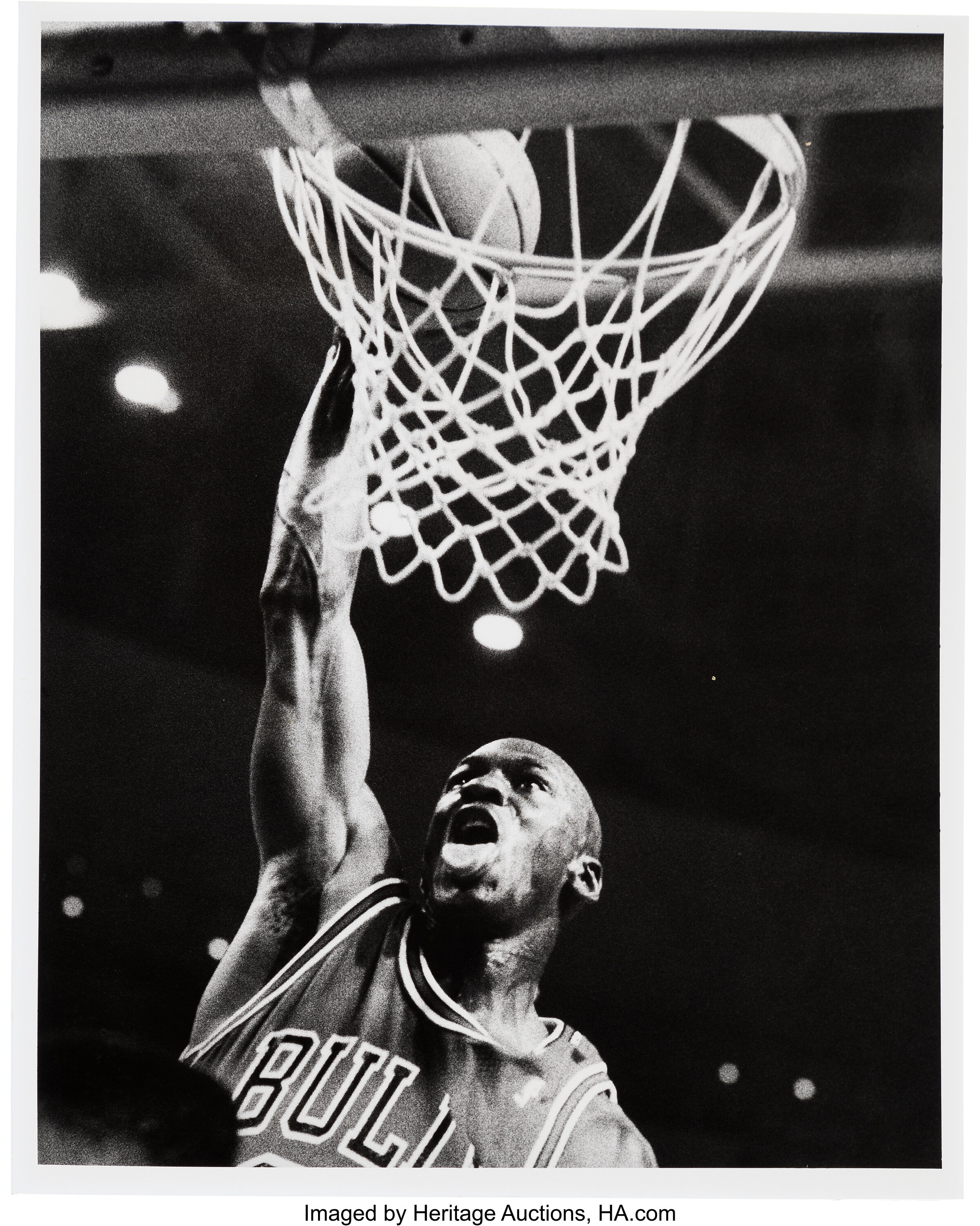 Lot Detail - HISTORICALLY SIGNIFICANT FEBRUARY 6, 1988 MICHAEL JORDAN BACK  TO BACK SLAM DUNK CHAMP SPORTING NEWS ORIGINAL 8 X 10 PHOTOGRAPH -  PSA/DNA TYPE 1