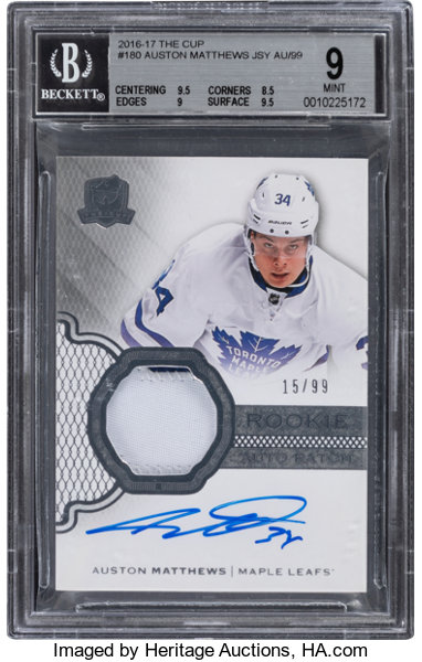  Auston Matthews Toronto Maple Leafs Autographed 2018-19 Upper  Deck SP Game Used Banner Year Relic #BAS-AM Beckett Fanatics Witnessed  Authenticated Card - Hockey Game Used Cards : Collectibles & Fine Art