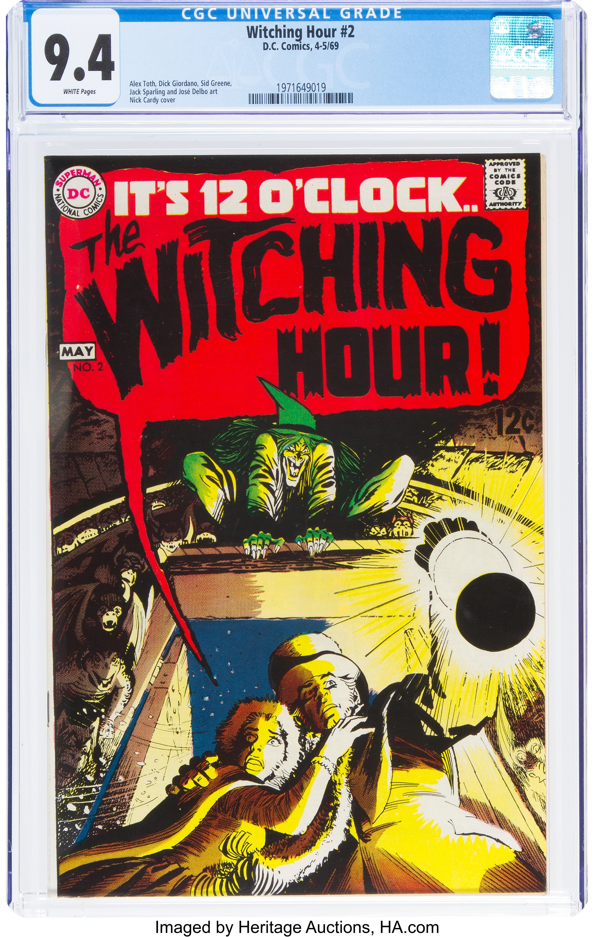 The Witching Hour 2 Dc 1969 Cgc Nm 9 4 White Pages Silver Lot Heritage Auctions