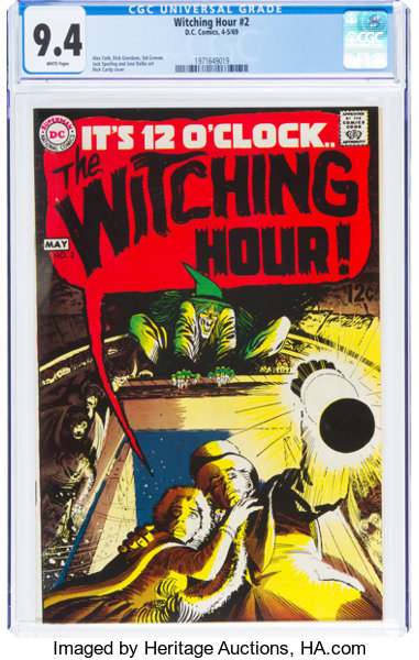 The Witching Hour 2 Dc 1969 Cgc Nm 9 4 White Pages Silver Lot Heritage Auctions