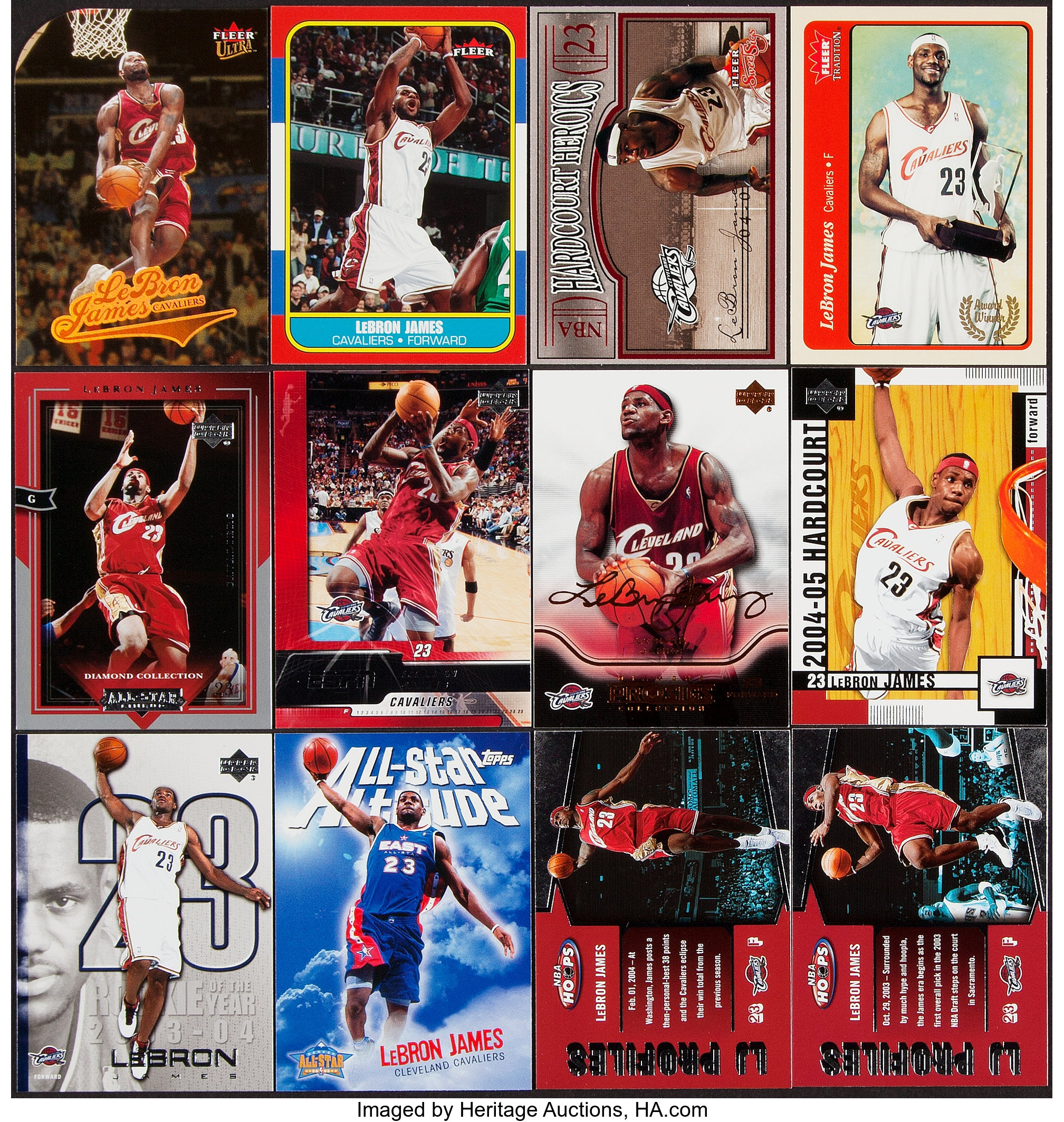 Lot Detail - 2004/05 Upper Deck All-Star Game LeBron James