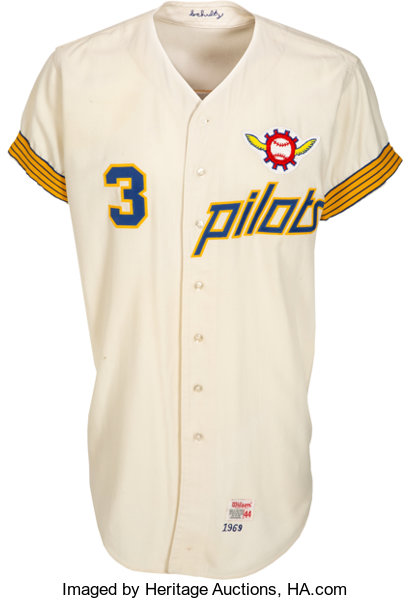 Seattle Pilots 1969 road uniform artwork, This is a highly …