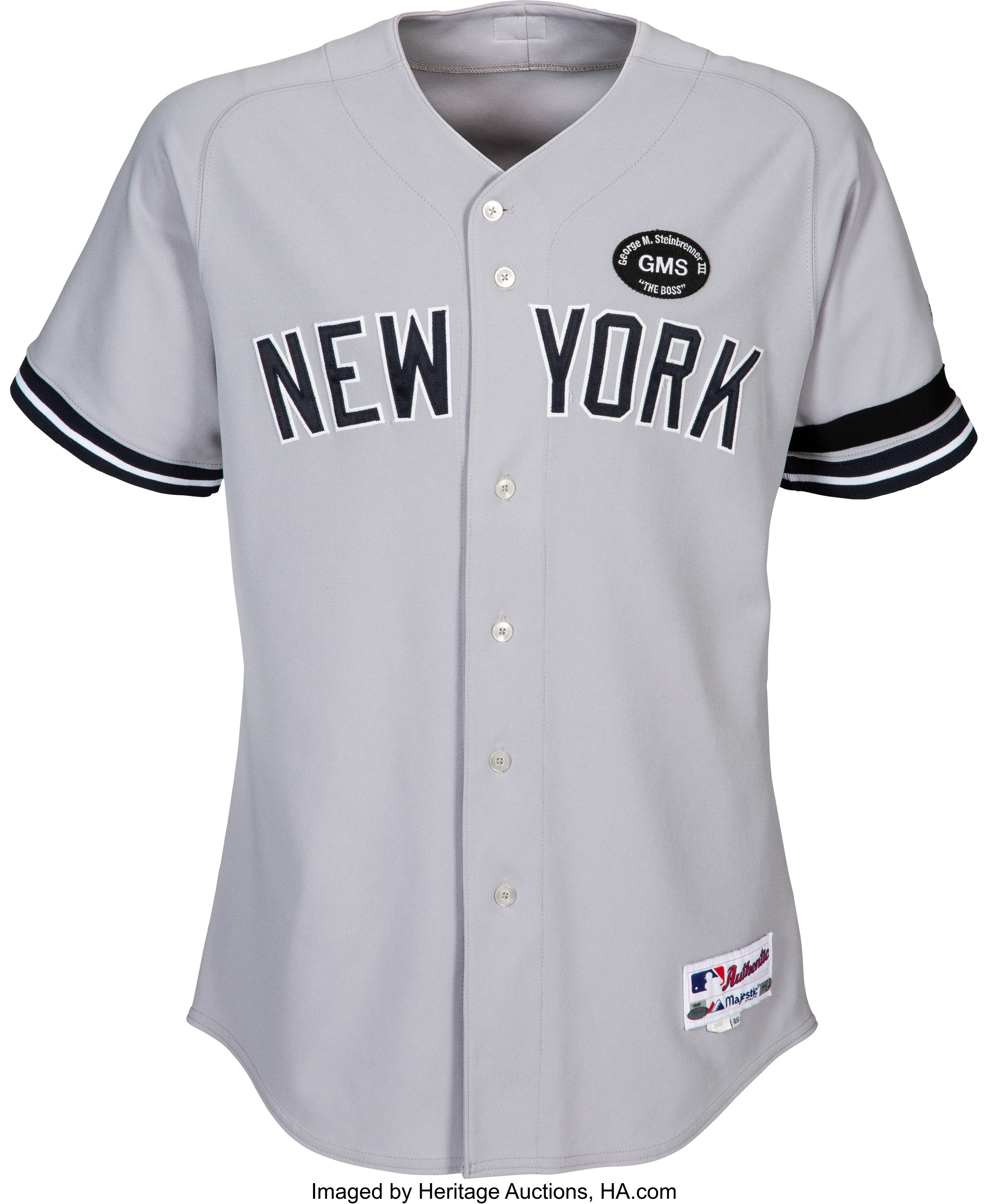 2010 Mariano Rivera Game Worn New York Yankees Jersey - Photo, Lot #80567