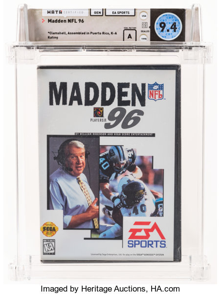 Madden NFL '94 - Wata 9.2 B+ Sealed [Limited Edition Sticker], GEN