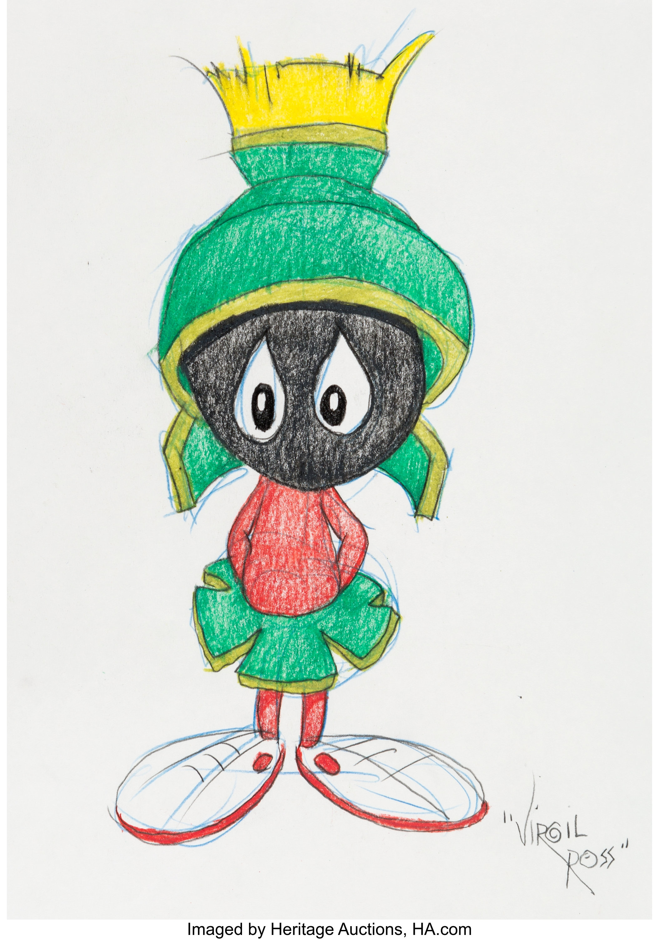 marvin the martian drawing