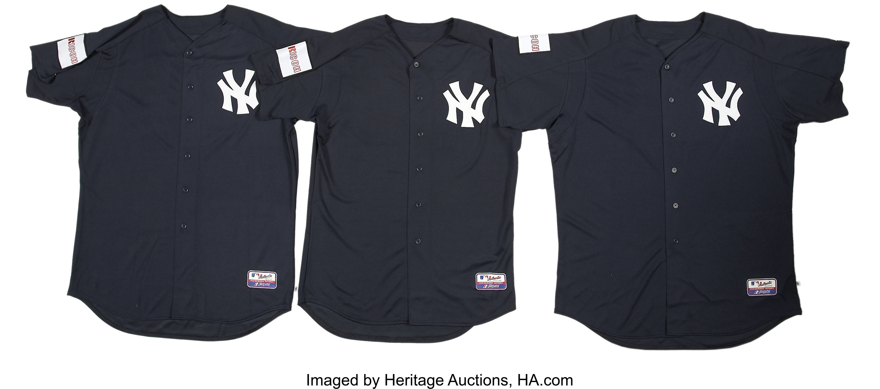 2004 New York Yankees Batting Practice Jerseys From Japanese, Lot #65150