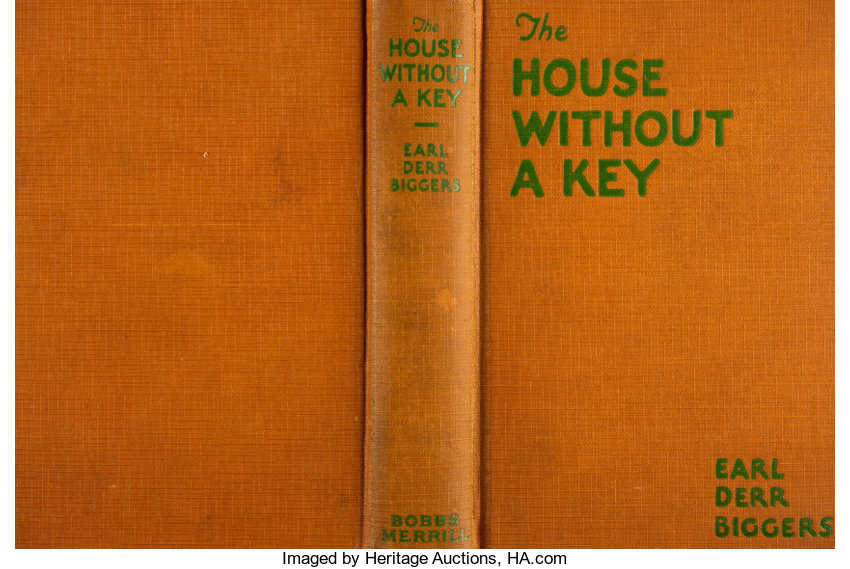 Earl Derr Biggers The House Without A Key Indianapolis The Lot Heritage Auctions