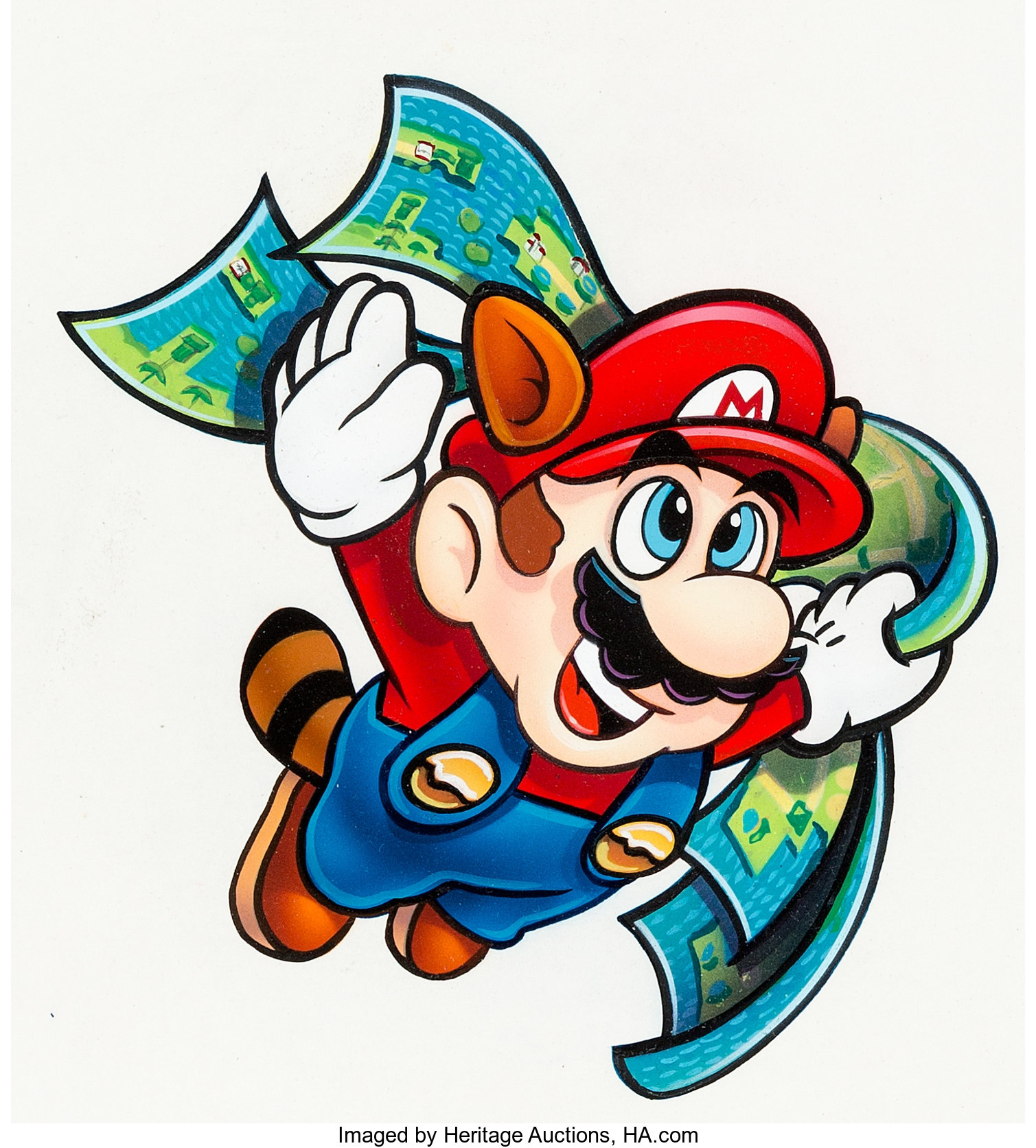 Kellogg S Apple Jacks Super Mario Bros 3 Illustration Original Lot Heritage Auctions