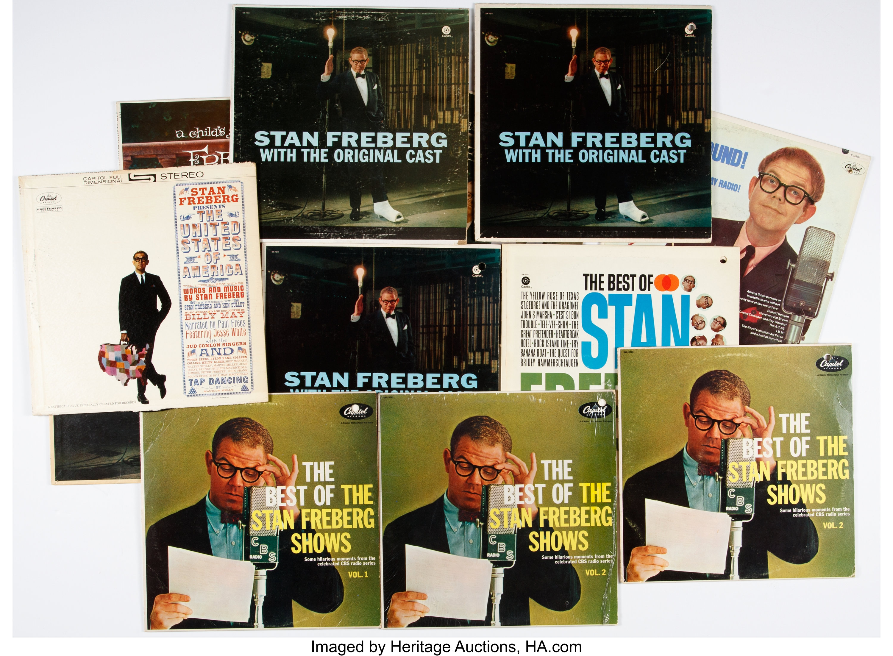 Stan Freberg Record Album Group Of 12 Capitol C 1960s 70s Lot Heritage Auctions