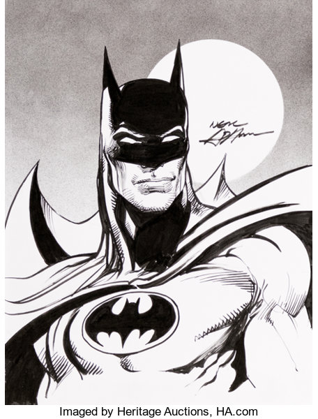 Neal Adams Batman Pin-Up Originale (Non Daté).... Original Comic | Lot  #82288 | Heritage Auctions