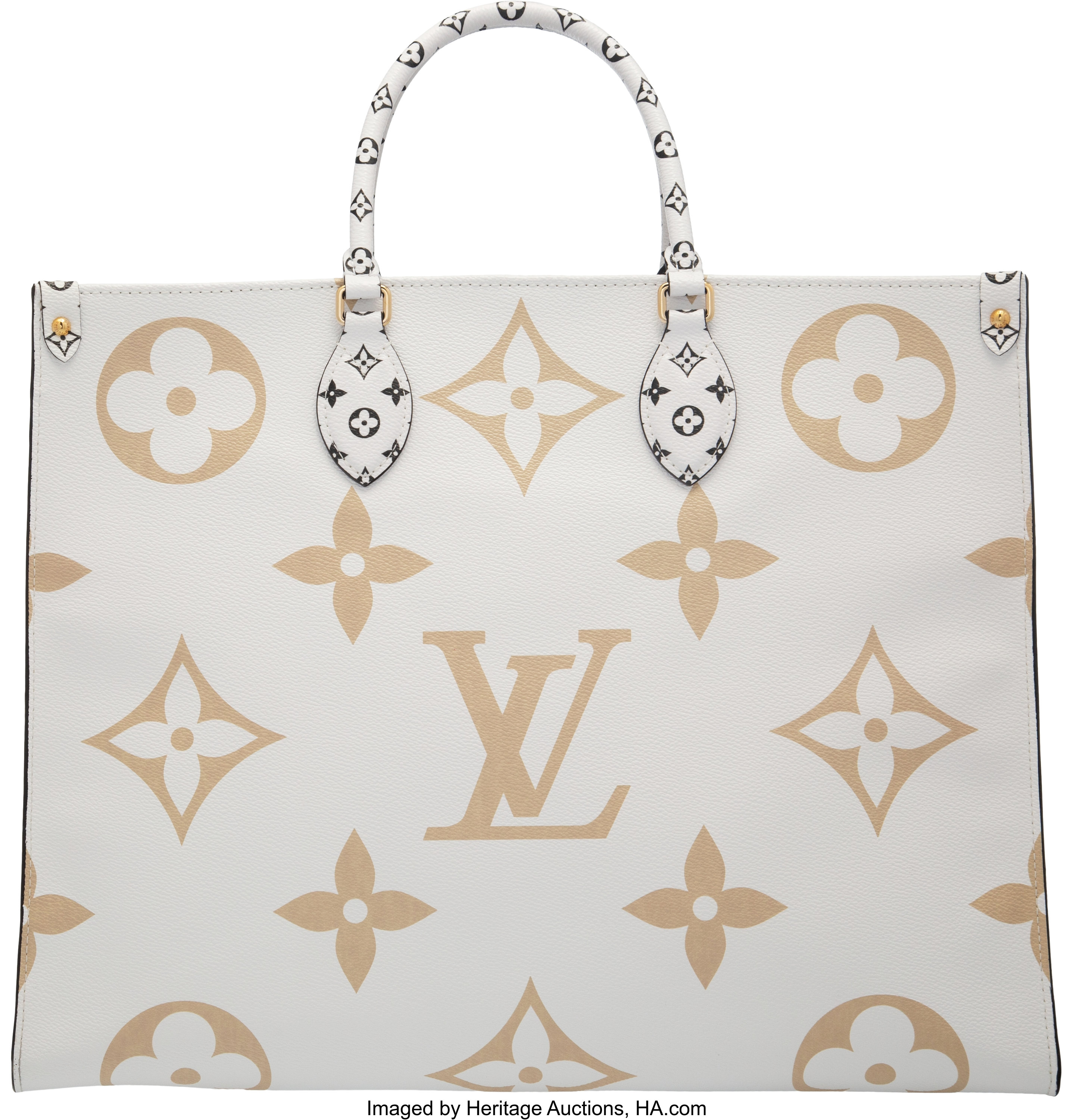 Sold at Auction: Louis Vuitton, Louis Vuitton Deauville Monogram Canvas Bag  w/ Box