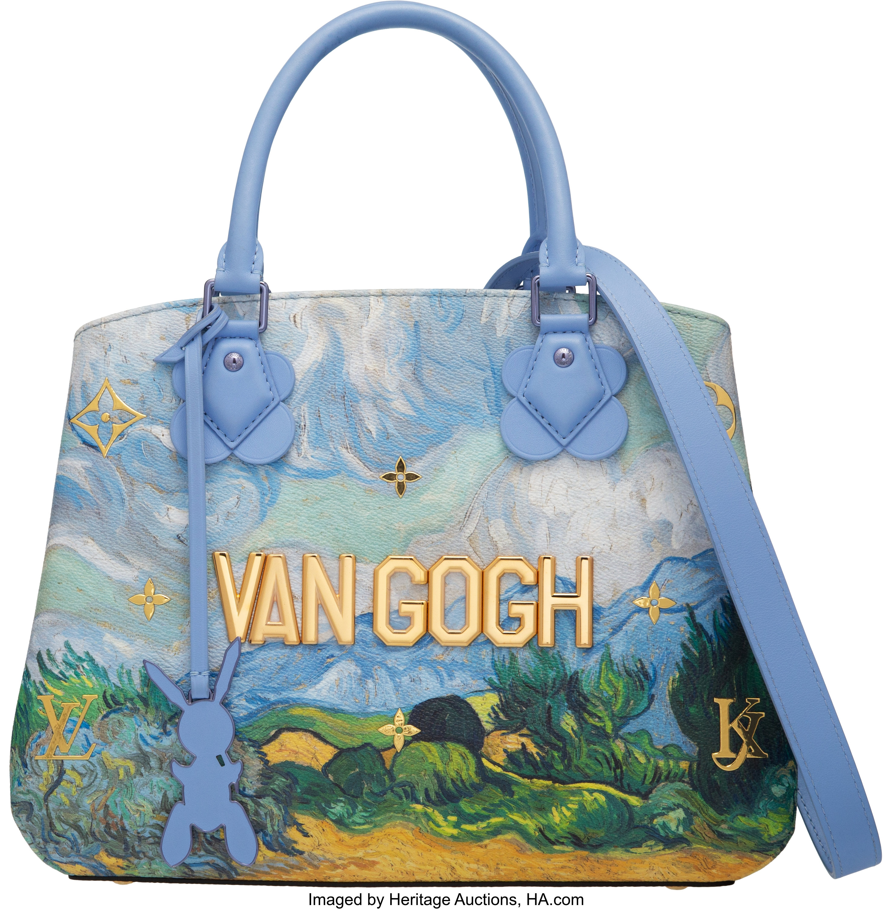 Louis Vuitton x Jeff Koons Limited Edition Periwinkle Leather