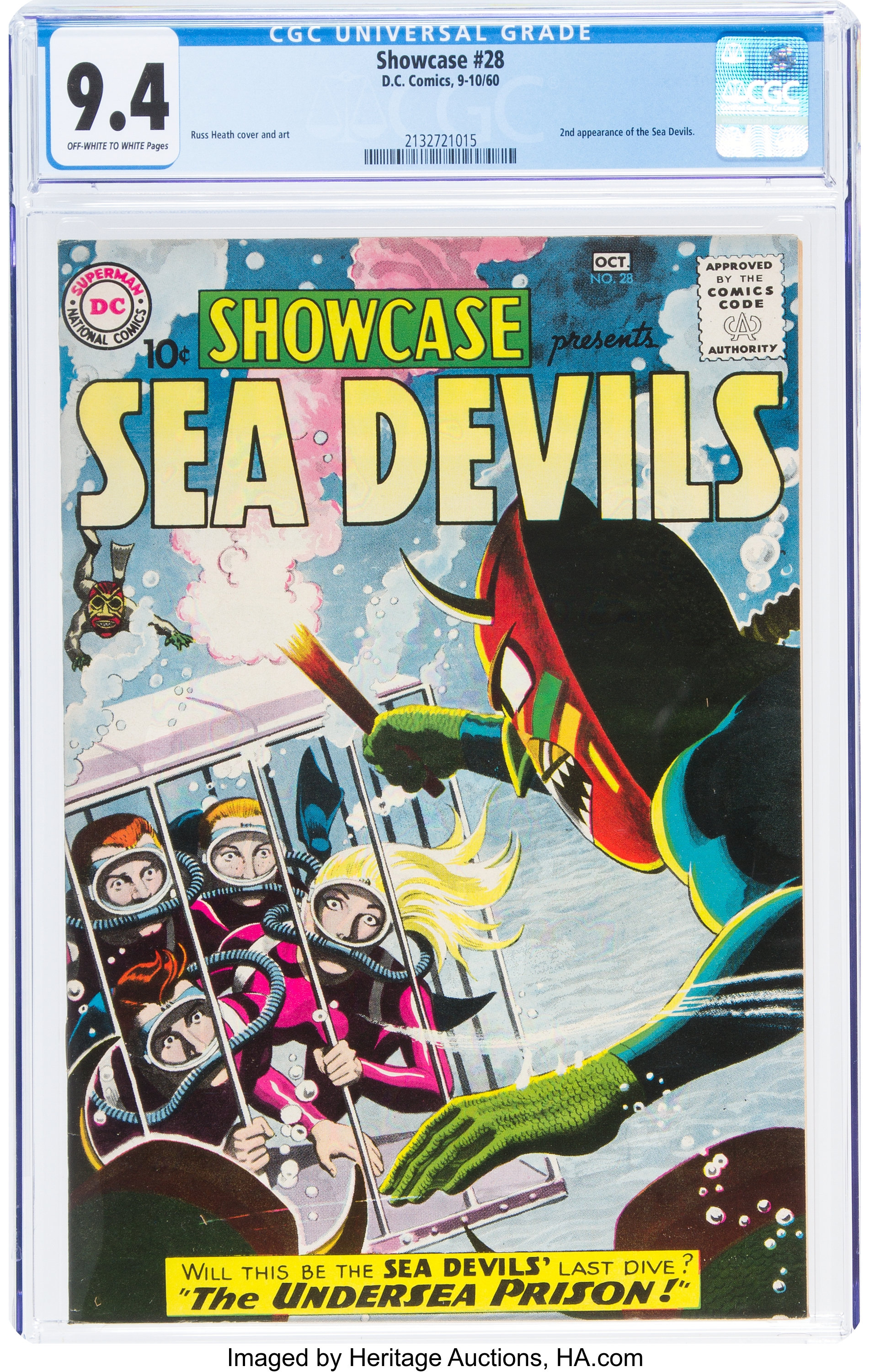 Lot - A group of DC Sea Devils and Showcase comics