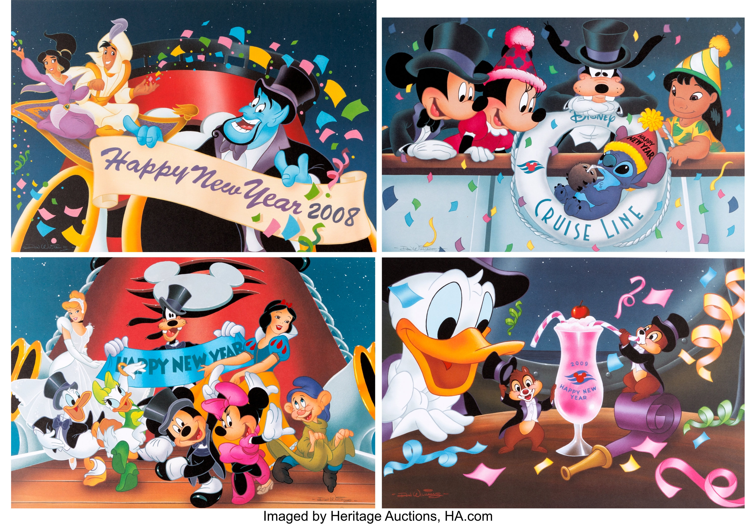 Disney Cruise Line Limited Edition Fine Art Prints by Don 