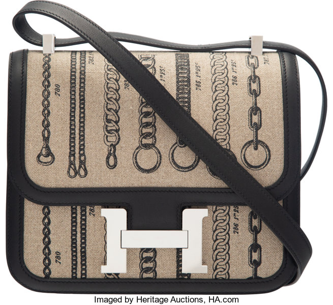 HERMES CONSTANCE 24 Swift NOIR PALLADIUM Hardware