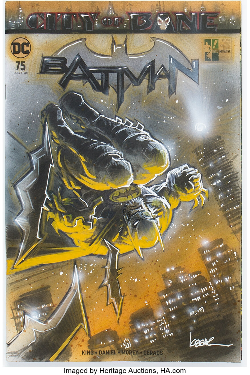Kaare Andrews Batman #75 Sketch Cover Variant Original Art (DC, | Lot  #11004 | Heritage Auctions
