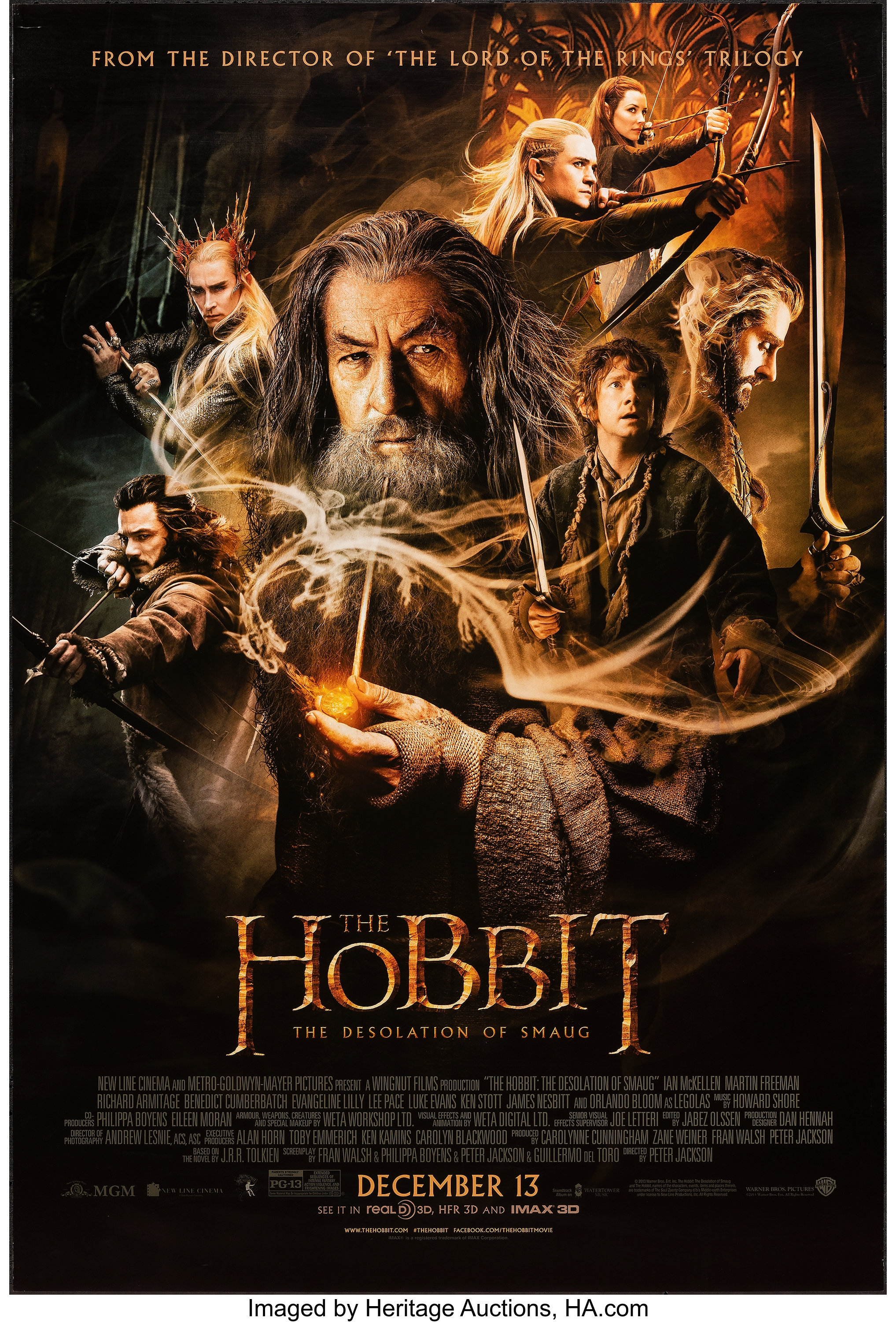 the hobbit 2 movie poster