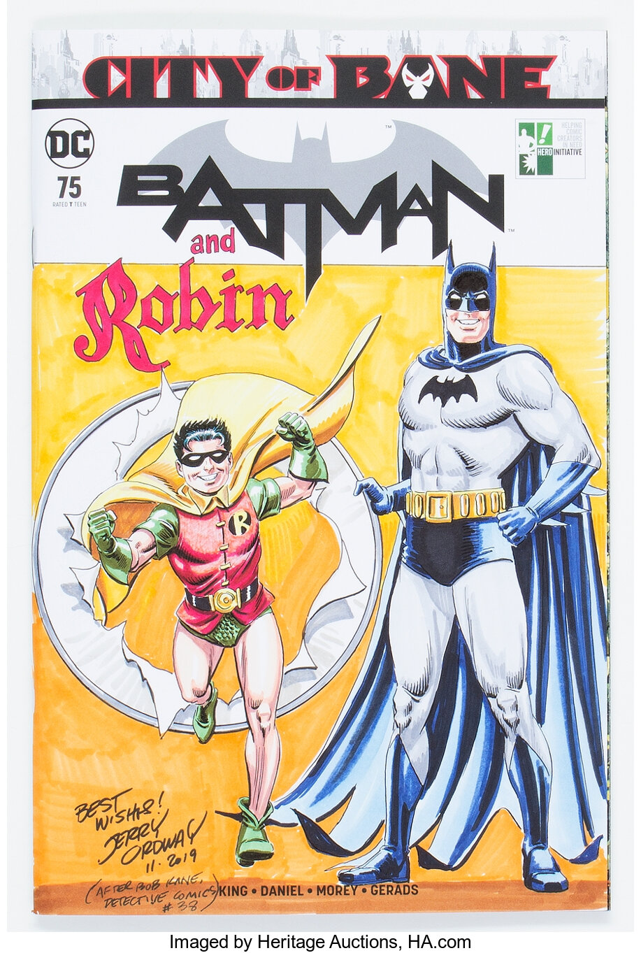 Jerry Ordway Batman #75 Sketch Cover Variant Original Art (DC, | Lot #11066  | Heritage Auctions